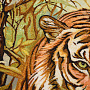 Картина янтарная "Тигр" 60х40 см, фотография 5. Интернет-магазин ЛАВКА ПОДАРКОВ