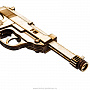 Деревянная игрушка "Револьвер WALTHER Р38", фотография 3. Интернет-магазин ЛАВКА ПОДАРКОВ