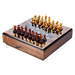 202848/30*30см Янтарь Шахматы со съемной крышкой