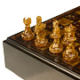 Шахматы с янтарными фигурами 30х30 см, фотография 6. Интернет-магазин ЛАВКА ПОДАРКОВ
