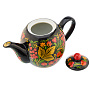 Чайник заварочный 700 мл "Ягодки". Хохлома, фотография 4. Интернет-магазин ЛАВКА ПОДАРКОВ