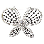 -0749-09 Традиции ФАБЕРЖЕ  Брошь "АЖУРНАЯ БАБОЧКА"