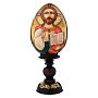 Пасхальное яйцо на подставке "Господь Вседержитель", фотография 1. Интернет-магазин ЛАВКА ПОДАРКОВ