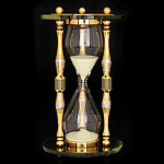 0021566/глухарь Златоуст ЧАСЫ ПЕСОЧНЫЕ Нефрит П/У SUV 2937