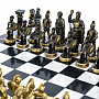 Шахматы из камня "Римские". Златоуст 37х37 см, фотография 2. Интернет-магазин ЛАВКА ПОДАРКОВ