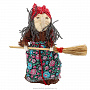 Кукла-оберег ручной работы "Баба-яга", фотография 1. Интернет-магазин ЛАВКА ПОДАРКОВ