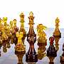 Шахматы с инкрустацией и фигурами из янтаря "Амбассадор" 32х32 см, фотография 8. Интернет-магазин ЛАВКА ПОДАРКОВ