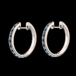 821723/6,82г   СЕРЬГИ вст.Сваровски