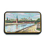 Шкатулка с художественной росписью "Москва. Кремлевская набережная", фотография 3. Интернет-магазин ЛАВКА ПОДАРКОВ