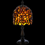 0073062 Янтарь ЛАМПА  настольная высота D=19 см  (500/300)