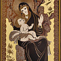 Панно "Мария с младенцем" 24,5 х 45 см, фотография 1. Интернет-магазин ЛАВКА ПОДАРКОВ