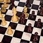 Подарочные шахматы с фигурами ручной работы "Стаунтон" 48х48 см, фотография 11. Интернет-магазин ЛАВКА ПОДАРКОВ