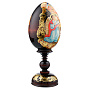 Деревянное пасхальное яйцо на подставке "Воскресение Христово", фотография 4. Интернет-магазин ЛАВКА ПОДАРКОВ