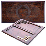 0039586/GU034 НАРДЫ резные "ЦСКА" Ustyyan