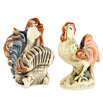 0028324 Статуэтка Сувенир глин/изд "ПЕТУШОК" в ассортименте ок.6*8см