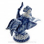 Скульптура "Петя-петушок" Гжель , фотография 3. Интернет-магазин ЛАВКА ПОДАРКОВ