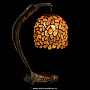Комплект из двух настольных ламп из янтаря и бронзы "Орел", фотография 3. Интернет-магазин ЛАВКА ПОДАРКОВ