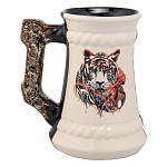  КРУЖКА  "Тигр" бант  выс. ок.16см