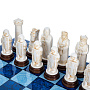 Шахматы с фигурами из кости "Ледовое побоище" 45х45 см, фотография 2. Интернет-магазин ЛАВКА ПОДАРКОВ