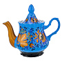 Самовар электрический 3 л с сервизом на 6 персон "Васильки". Хохлома, фотография 7. Интернет-магазин ЛАВКА ПОДАРКОВ
