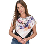 007108912 ПЛАТОК шелк 100% 89*89см ручной подшив в П/У