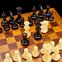 Шахматы в ларце из березового капа с фигурами из янтаря "Мини", фотография 5. Интернет-магазин ЛАВКА ПОДАРКОВ