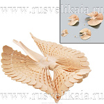 0026600/60-см Архангельская резьба игрушка ПТИЦА СЧАСТЬЯ в ассортименте длина 60см