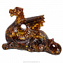 Скульптура из янтаря "Дракон", фотография 1. Интернет-магазин ЛАВКА ПОДАРКОВ