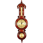/М-3 МЕТЕОСТАНЦИЯ настенная "Часы" 61*17*13см  М-3 РВ Нат. дерево