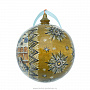 Новогодний елочный шар с росписью "Дед с балалайкой", фотография 2. Интернет-магазин ЛАВКА ПОДАРКОВ