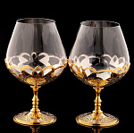 3952 Златоуст Набор коньячный "ДУЭТ"