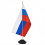Подставка с флагом из обсидиана, фотография 2. Интернет-магазин ЛАВКА ПОДАРКОВ