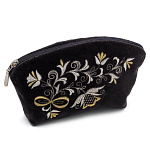 -2000101430018 Косметичка "Букет" бархат Разм. 11*17*3 Мод. 294 Рис. 452-1 п.х.с. РН25 А, (00