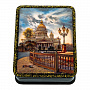 Шкатулка с художественной росписью "Санкт-Петербург. Исаакиевский Собор", фотография 4. Интернет-магазин ЛАВКА ПОДАРКОВ