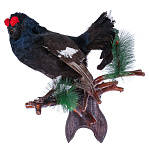  Чучело Тетерев на ветке настенное