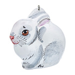 /МАЙОЛИКА фигурка "Кролик" елочная игрушка  выс 7 см