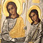 Икона "Троица" 34 х 42,5 см, фотография 6. Интернет-магазин ЛАВКА ПОДАРКОВ
