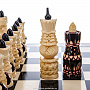 Шахматы деревянные с резными фигурами 40х40 см, фотография 4. Интернет-магазин ЛАВКА ПОДАРКОВ