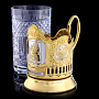 Подстаканник "Москва" с золотым покрытием. Златоуст, фотография 6. Интернет-магазин ЛАВКА ПОДАРКОВ