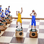 Шахматы деревянные с металлическими фигурами "Баскетбол" 47х47 см, фотография 5. Интернет-магазин ЛАВКА ПОДАРКОВ