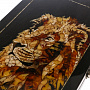 Нарды с янтарной инкрустацией "Лев" 64х60 см, фотография 4. Интернет-магазин ЛАВКА ПОДАРКОВ