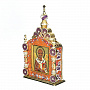 Киот малый "Спиридон Тримифунтский". Традиции Фаберже 8 х 13 см, фотография 1. Интернет-магазин ЛАВКА ПОДАРКОВ