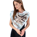 007108911 ПЛАТОК шелк 100% 89*89см ручной подшив в П/У