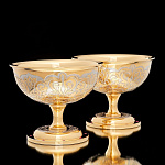  Златоуст НАБОР подарочный 2 ПИАЛЫ украшенные (в пенале),в П/У 01141