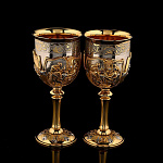 0021838 Златоуст НАБОР ВИННЫЙ: "ЭСТЕТ" 2 фужера в П/У