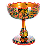 201893 Хохлома ФРУКТОВНИЦА  ЯГОДЫ, красн,24*28,5 см 