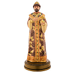 Деревянная резная скульптура "Федор Иванович"