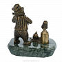 Бронзовая статуэтка "Медведь с водкой", фотография 4. Интернет-магазин ЛАВКА ПОДАРКОВ