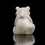 Скульптура из рога лося "Медведь с бочкой", фотография 3. Интернет-магазин ЛАВКА ПОДАРКОВ