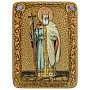 Икона "Князь Владимир" 15х20 см, фотография 6. Интернет-магазин ЛАВКА ПОДАРКОВ